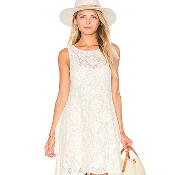 Free People Dresses & Skirts - Free People Lace Floral Ivory Dress